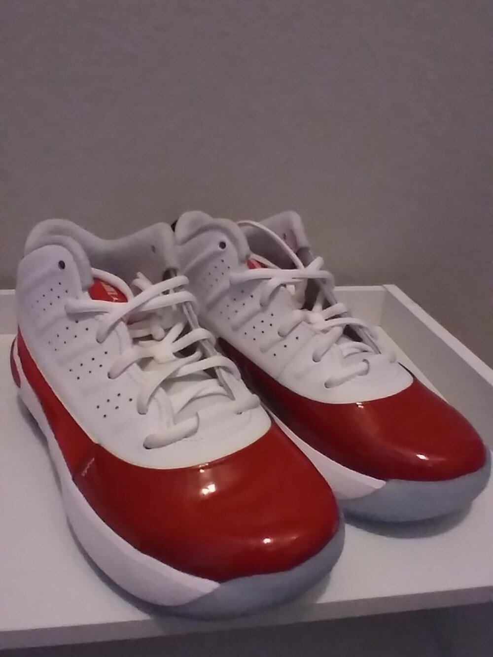 White and Red Jordan